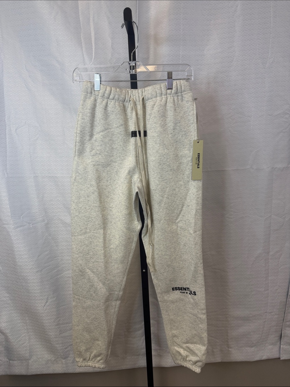 Essentials Oatmeal Drawstring Joggers